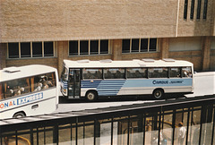 Cambus Limited coach in Peterborough bus station – 15 Jul 1989 (91-14)