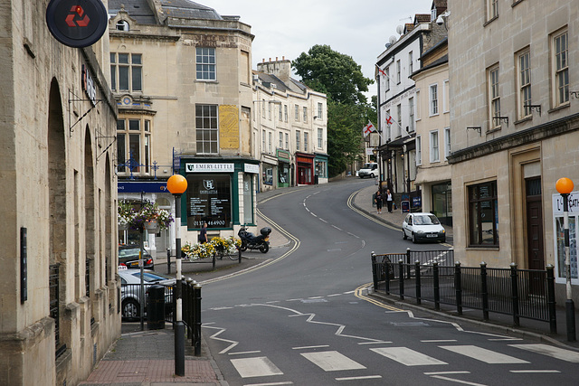 Looking Up Bath Street