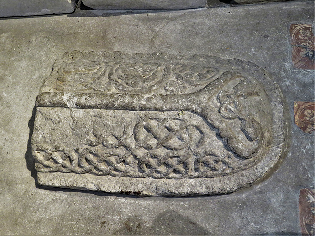 ramsbury church, wilts (18) c9 coped tomb slab