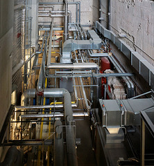 Blockheizkraftwerk im Energiebunker