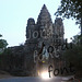 Capvespre a la porta sud d'Angkor Town-Cambodja