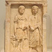 Grave Stele of Eukarpos and Philoxenos in the National Archaeological Museum of Athens, May 2014