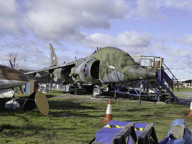 Harrier VTOL at RAE Farnborough Museum