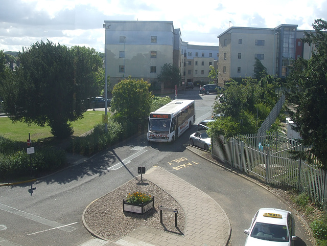 HFF: Mulleys Motorways MX57 HDH at Bury St. Edmunds Railway Station - 18 Aug 2017 (DSCF9279)