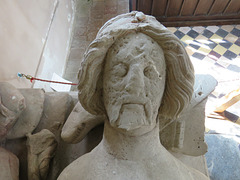 erwarton church, suffolk     tomb effigy attrib.to sir bartholomew bacon +1391