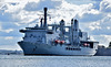 RFA FORT VICTORIA arriving Devonport