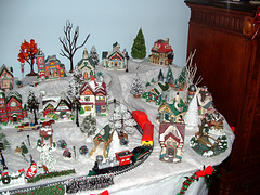 Christmas village right side