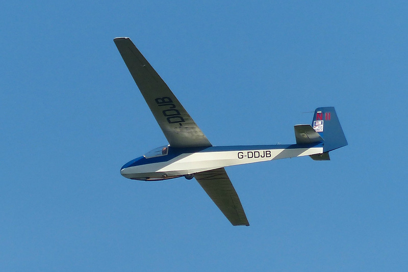 G-DDJB over Solent Airport - 25 October 2017