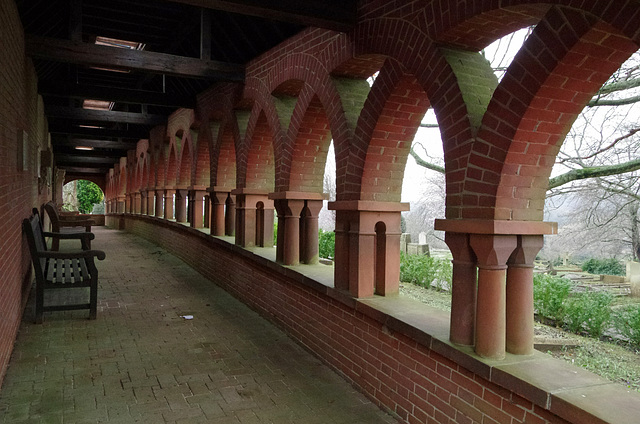 Memorial cloister, Watts Cemetery