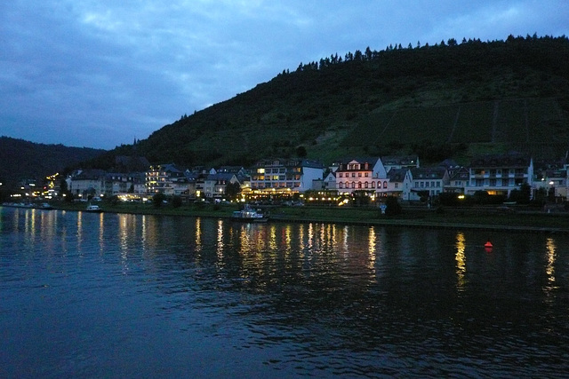 Cochem At Dusk