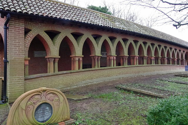 Memorial cloister, Watts Cemetery