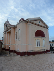 Greece, Lefkimmi on Kerkyra, The Church of Saint Arsenios Back Facade