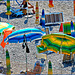 Spiaggia multicolor a Quarto : Bagni Europa
