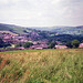 Looking over Hayfield from Snake Path (Scan from July 1991)