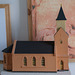 Model der Dorfkirche Carzig