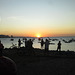 Beholding sunset.