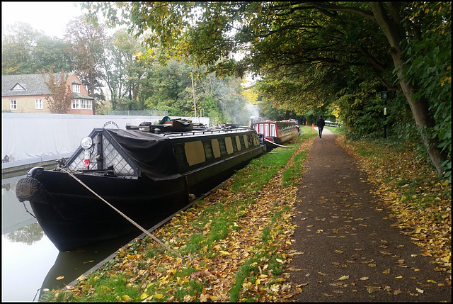 early autumn on the towpath