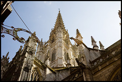 Rouen Cathedral 1; far, golden