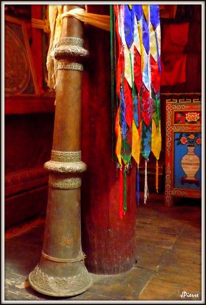 Dans une Gompa