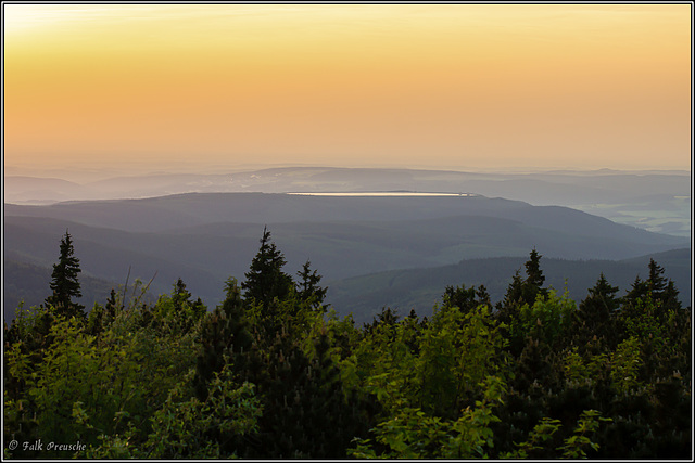 Das Oberbecken von Markersbach