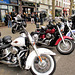 rassemblement d'harley Davidson du Club Desperados créé par Johnny Halliday Harley Davidson gathering at the port, organised by the Club Desperados created by Johnny Halliday,