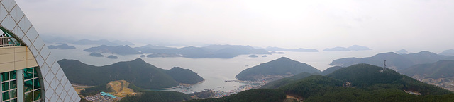 View from Tongyeong Ropeway - Mt. Mireuksan