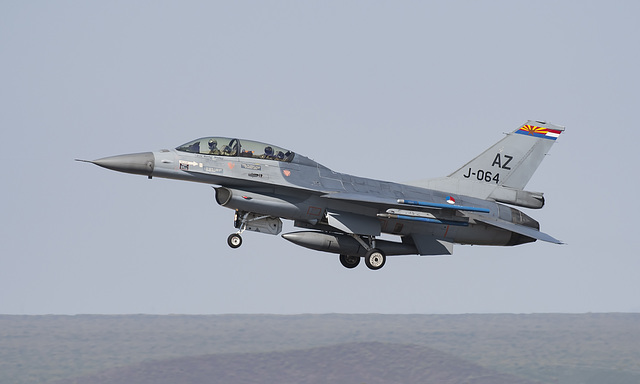 Royal Netherlands Air Force General Dynamics F-16B Fighting Falcon J-064