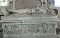 erwarton church, suffolk  (21) c15 tomb attrib.to sir bartholomew bacon +1391 and joan +1435