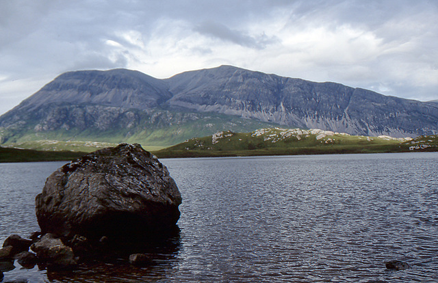 Arkle across Loch Stack 24th June 1999