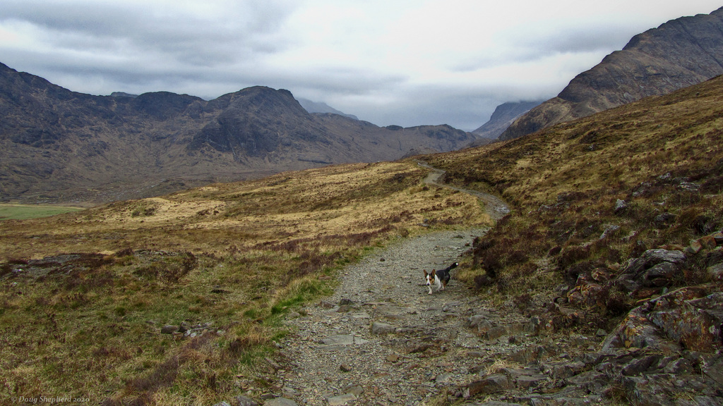 On the track to Camasunary Bay - Glen Slighachan