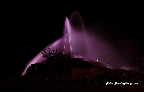 Fontaine du BLV Leclerc à Granby.