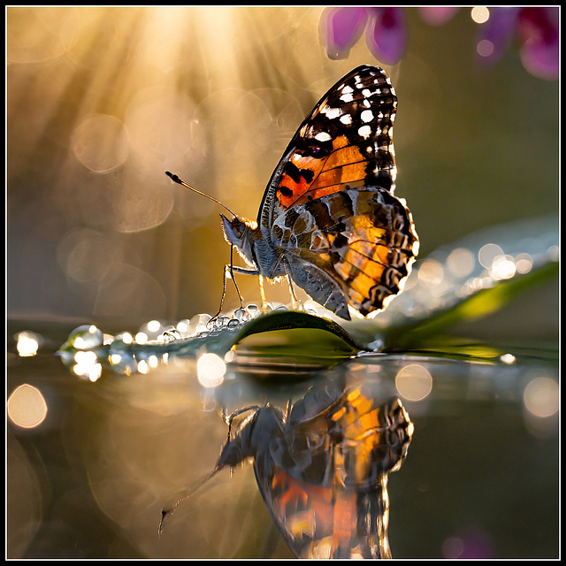 Reflejo de mariposa