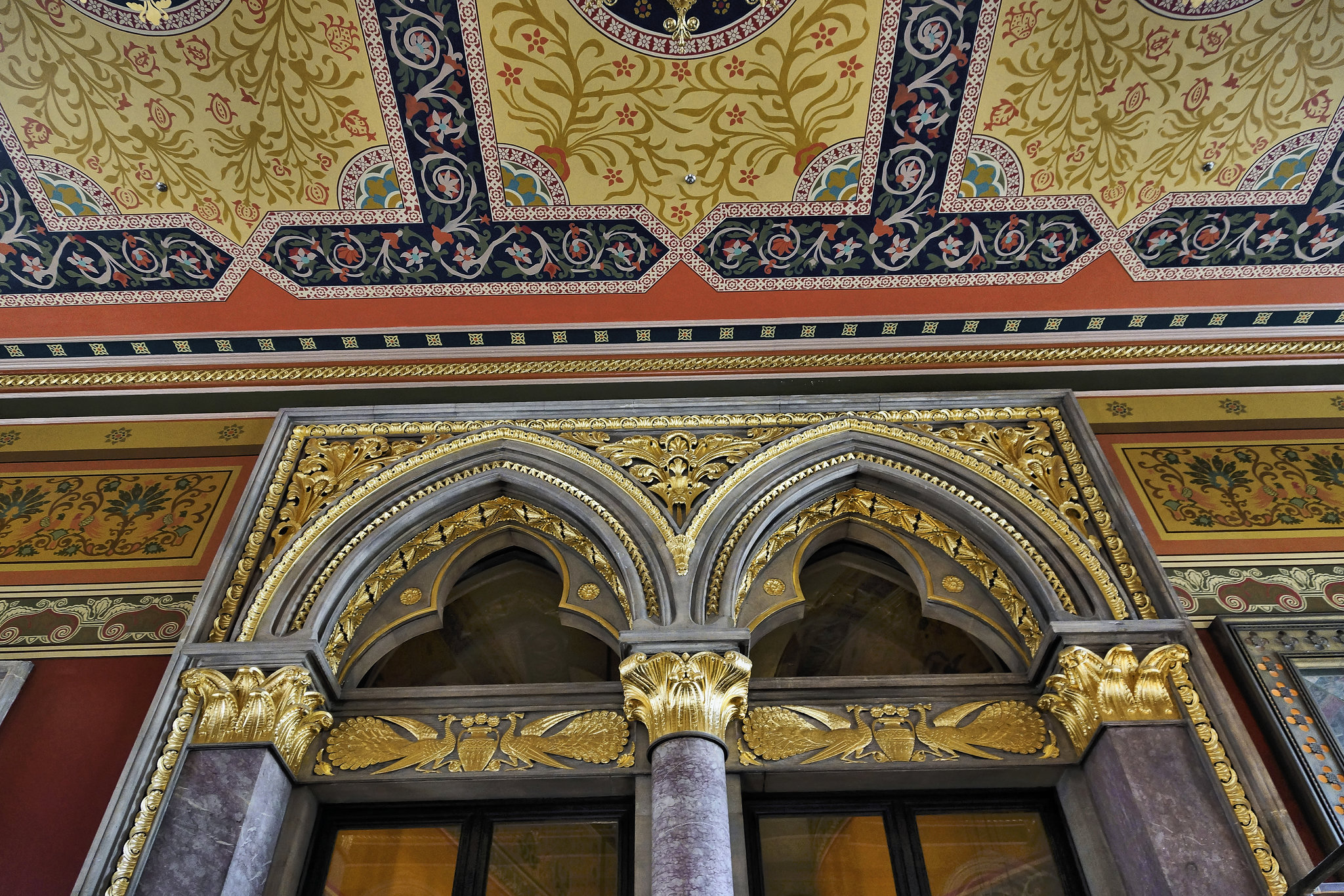 Gilbert Scott Bar Ceiling, #2 – St. Pancras Renaissance London Hotel, Euston Road, London, England