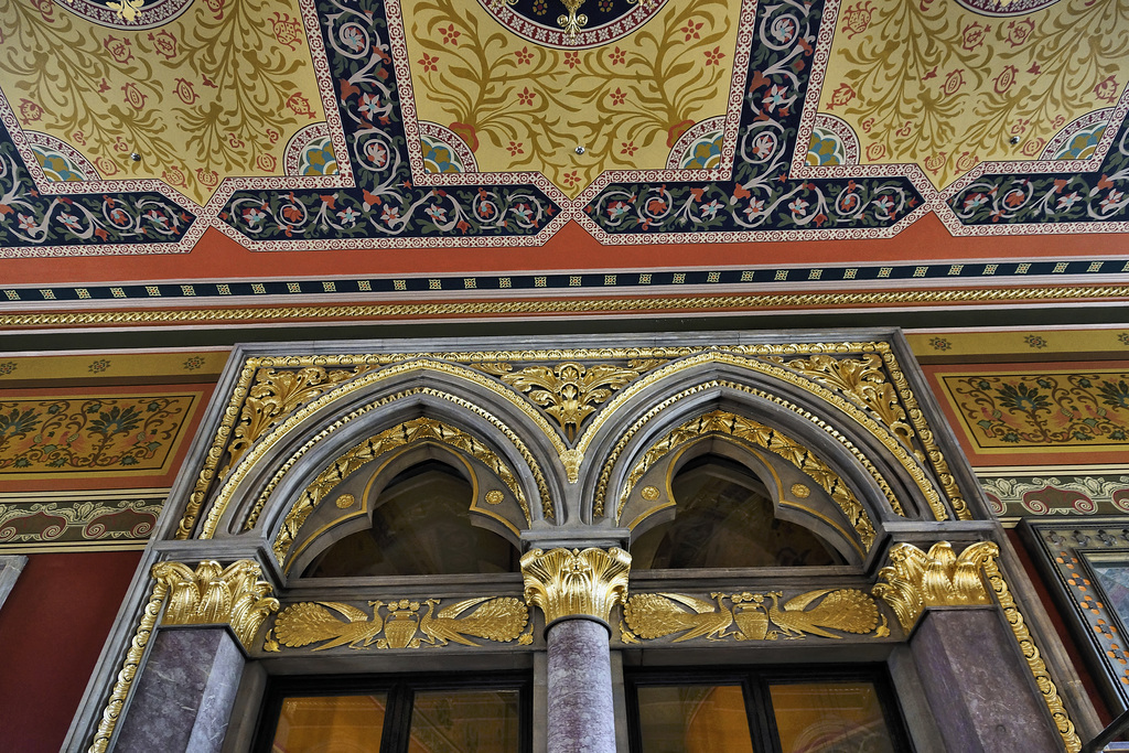 Gilbert Scott Bar Ceiling, #2 – St. Pancras Renaissance London Hotel, Euston Road, London, England