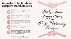 Campfire Marshmallow Leaflet, 1933
