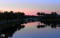 bridge in the twilight