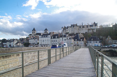 Vue depuis la rivière Indre !
