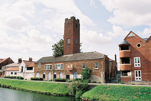Former Factory on the Banks of The River Welland at Spalding, Lincolnshire