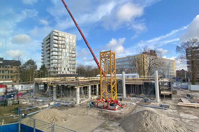 Work on the student housing project Kolffpad