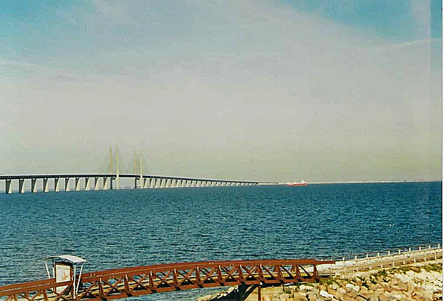 Öresundbrücke von Malmö aus