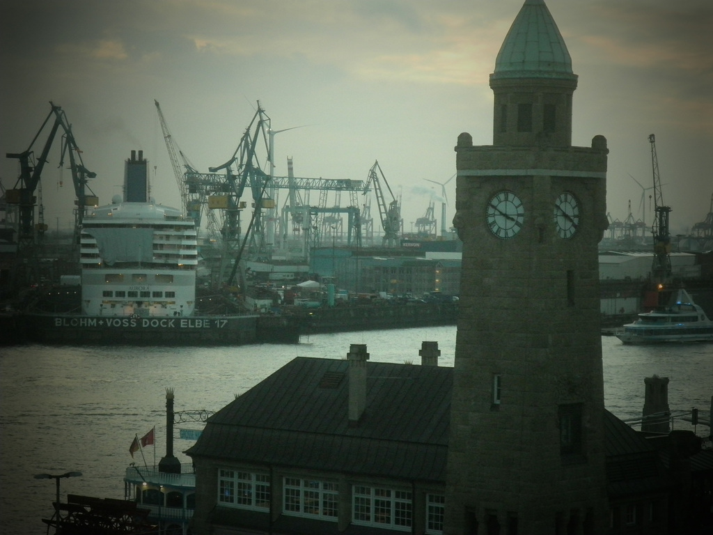 Blick auf den Hafen