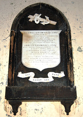 Memorial to George and Joseph Crawhall, Saint Peter's Church, Spartylea, Northumberland