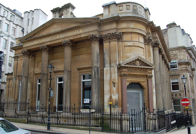 Former Birmingham Banking Company Building (by Rickman and Hutchinson 1830), Waterloo St Birmingham