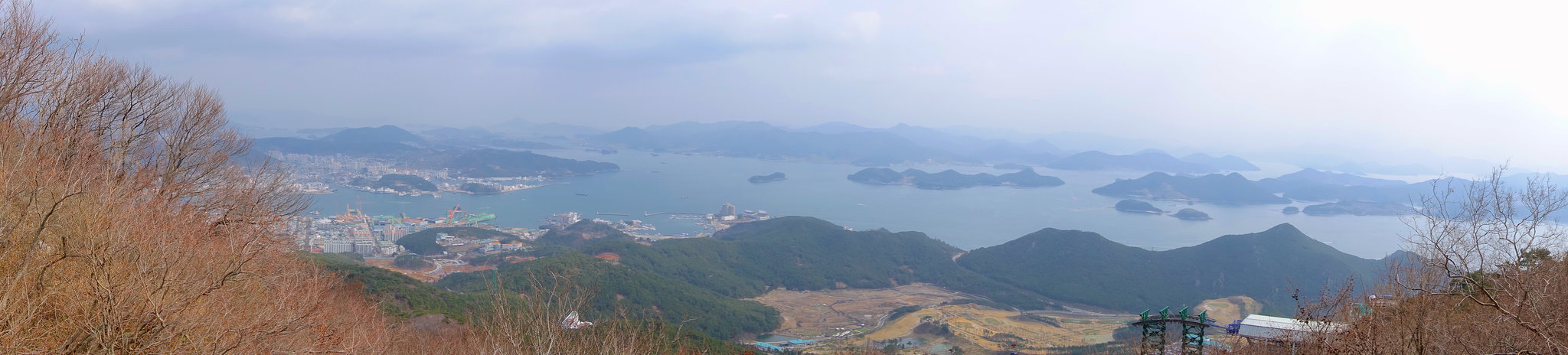 View from Tongyeong Ropeway - Mt. Mireuksan