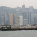 Barge On Hong Kong Harbour