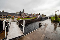 Caledonian Canal Locks at Fort Augustus