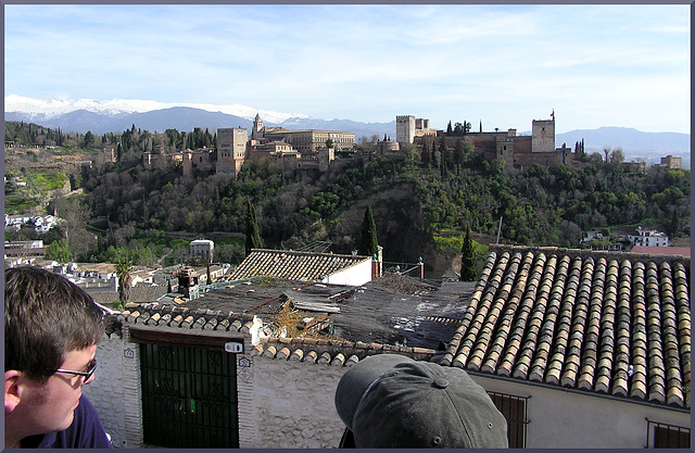 Alhambra vom Albaicín gesehen