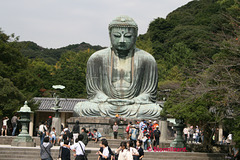 Daibutsu Buddha in Bronze. Photographed October 2008 using Canon EOS 4ooD SLR.