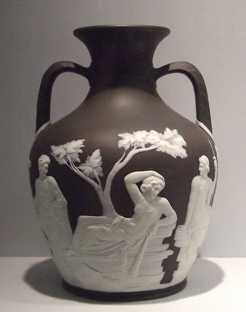 Wedgwood Copy of the Portland Vase in the Metropolitan Museum of Art, February 2012