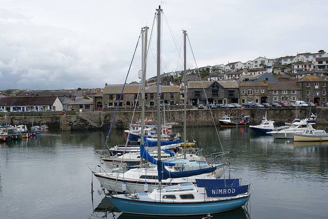 Boats In Porthleven Harbour